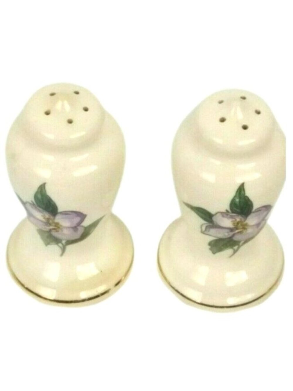 1960s Salt Pepper Shakers Porcelain